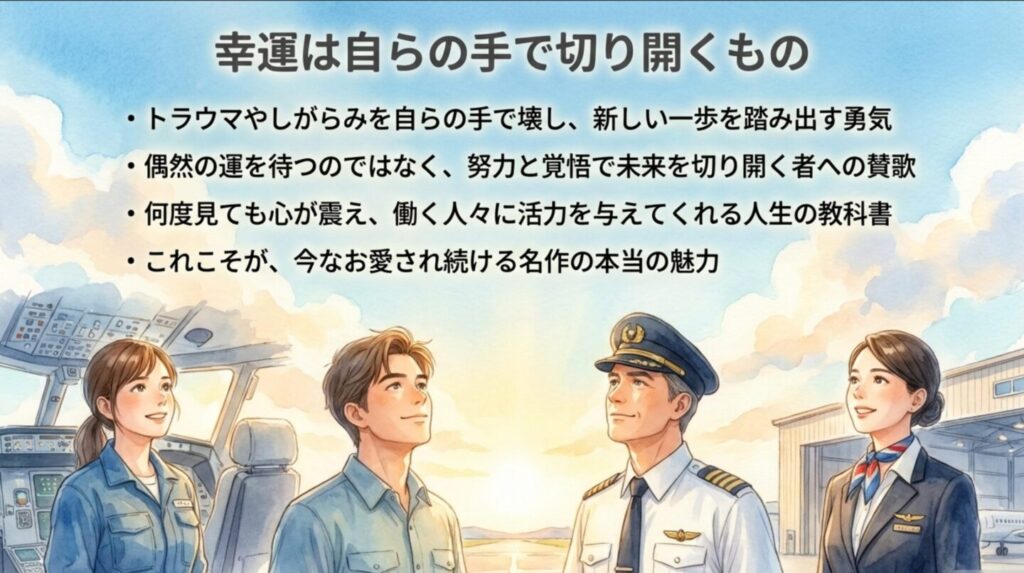 幸運は自らの手で切り開くもの