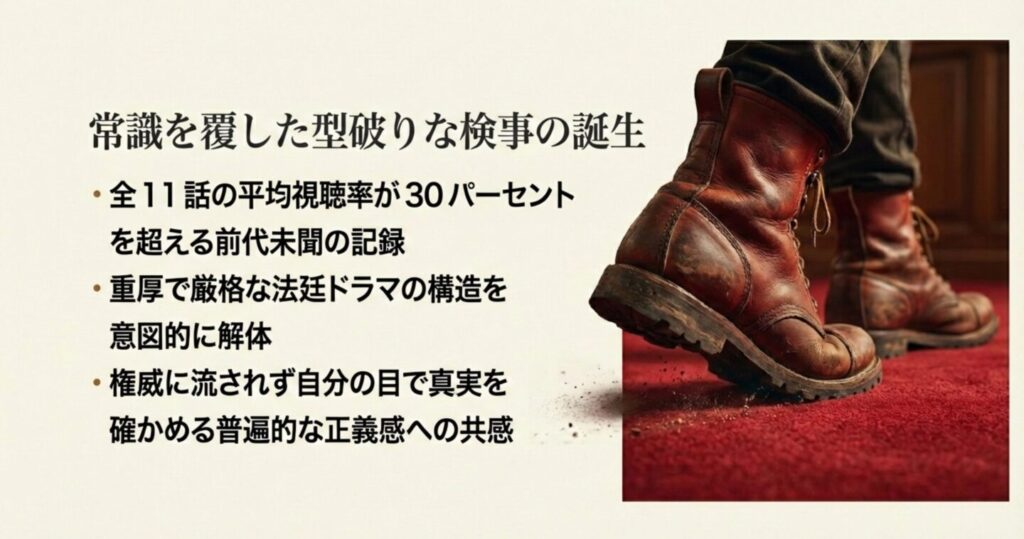 常識を覆した型破りな検事の誕生