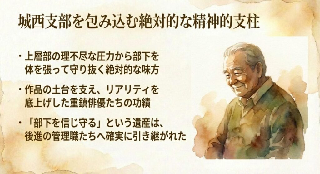 城西支部を包み込む絶対的な精神的支柱・鍋島次席検事
