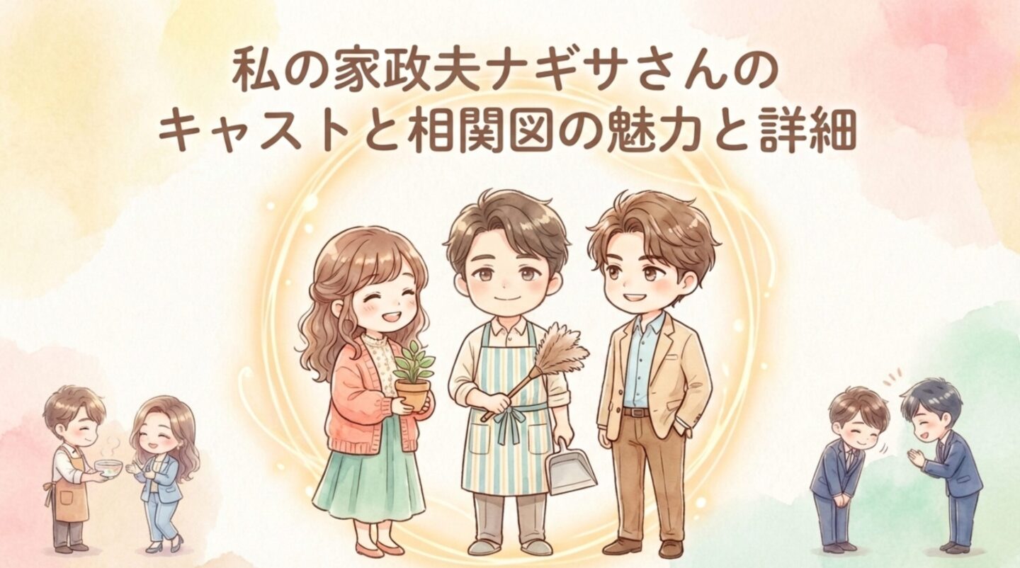 私の家政婦ナギサさんのキャストと相関図の魅力と詳細