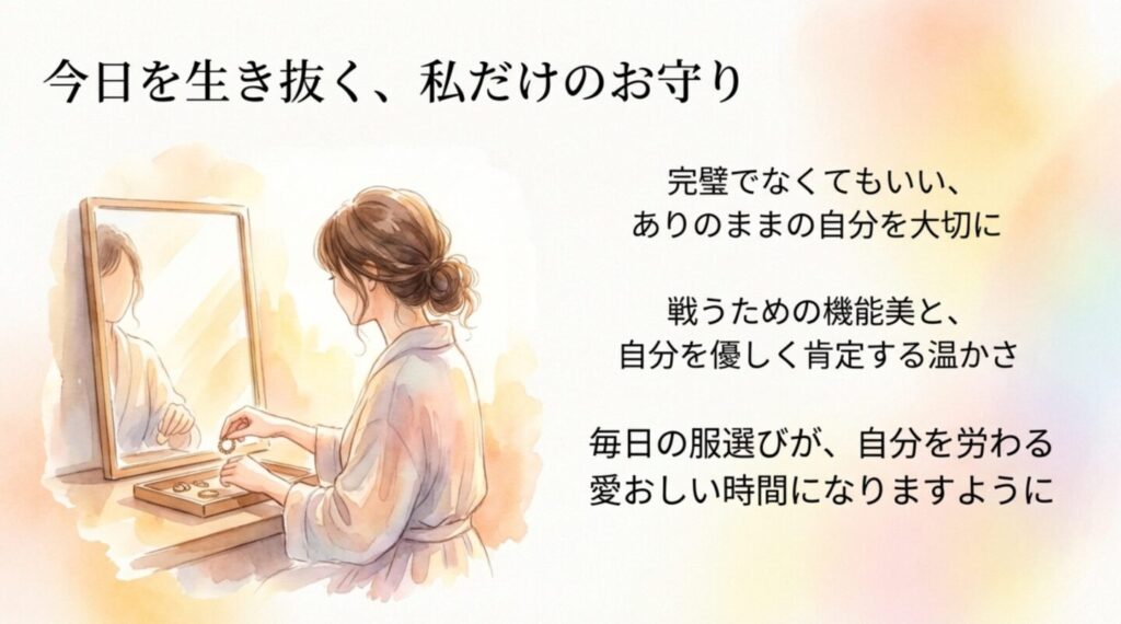 今日を生き抜く私だけのお守りファッション