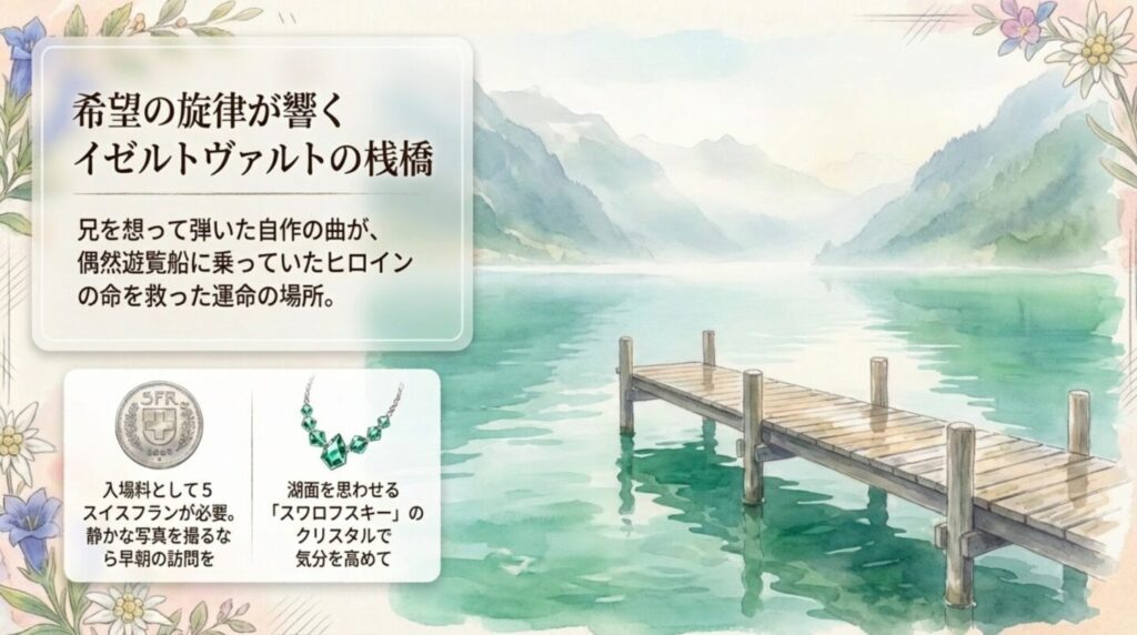 希望の旋律が響くイゼルトヴァルトの桟橋
