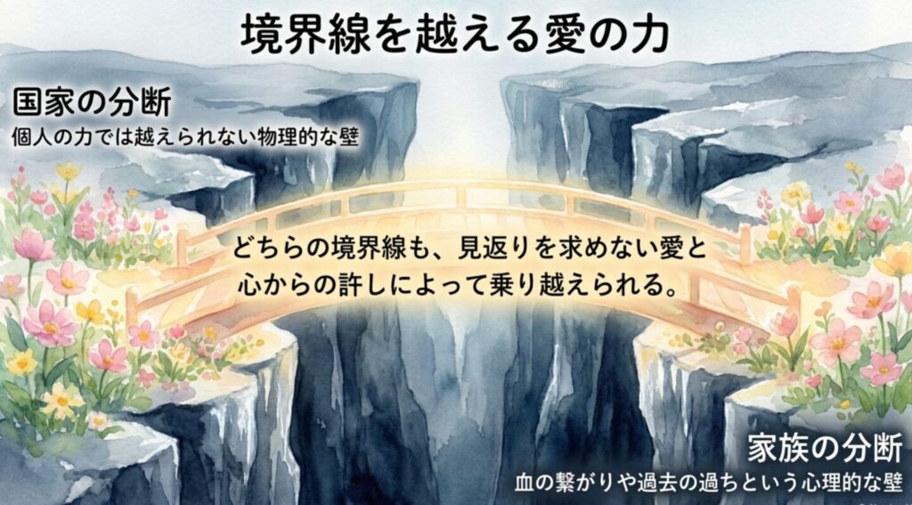 境界線を越える愛の力