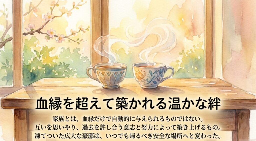 血縁を超えて築かれる温かな絆