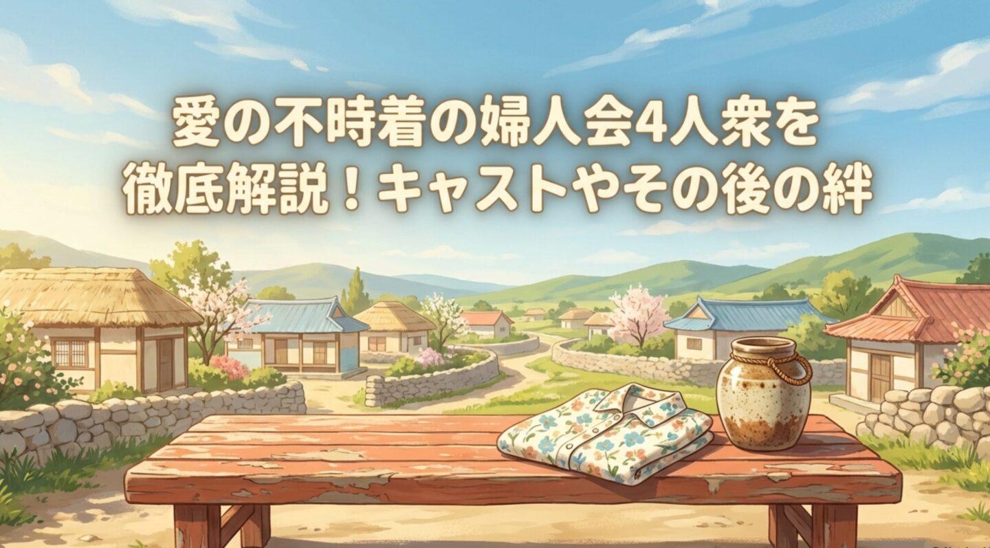 愛の不時着の婦人会4人衆を徹底解説！キャストやその後の絆