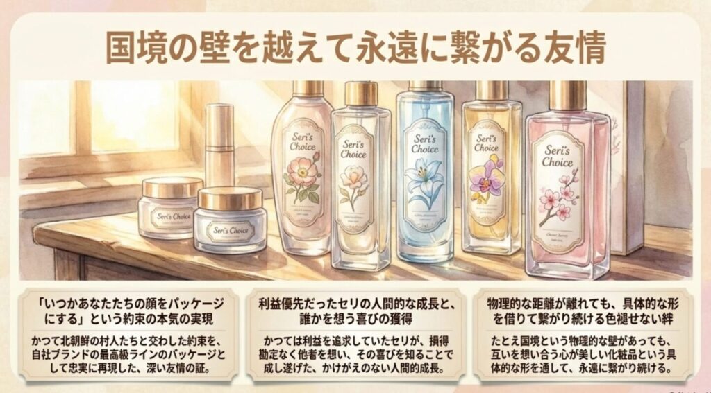 セリズ・チョイスの化粧品が繋ぐ永遠の友情