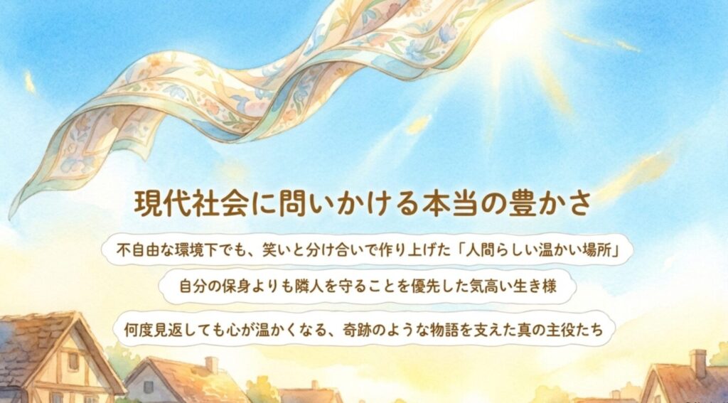 現代社会に問いかける本当の豊かさと婦人会4人衆の魅力