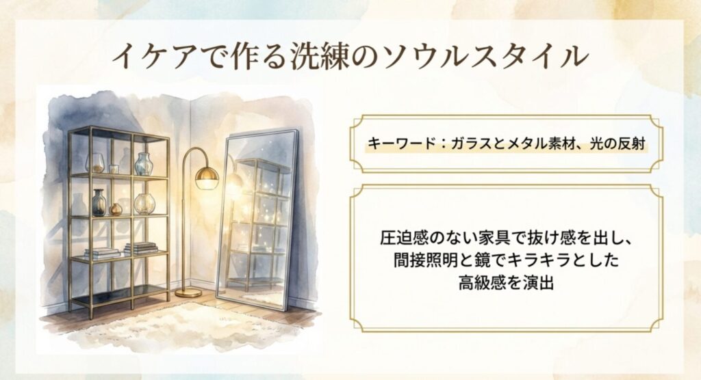 イケアで作る洗練のモダンラグジュアリー空間