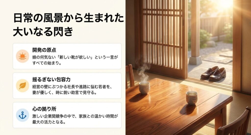 陸王開発の原点となった宮沢家の日常風景と家族の温かい関係性