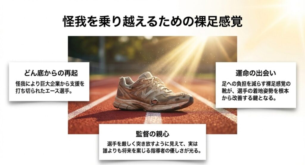 怪我を乗り越えるための裸足感覚とどん底からの再起