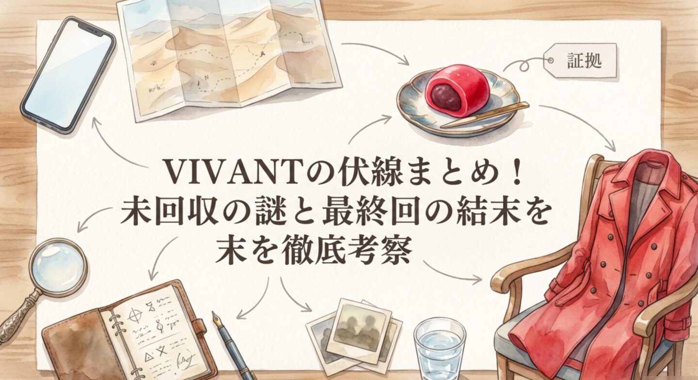 VIVANTの伏線まとめ！未回収の謎と最終回の結末を徹底考察