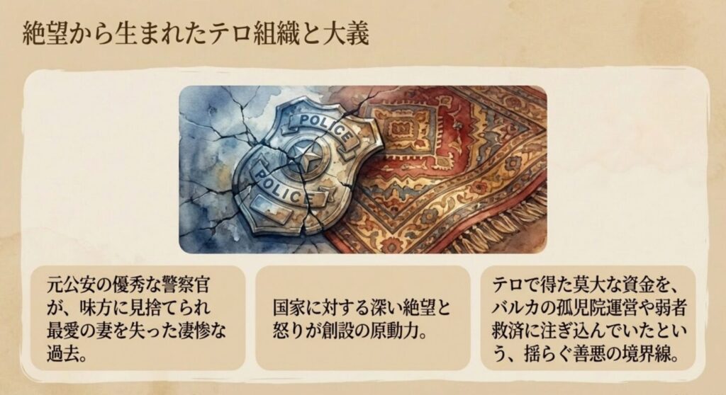 味方に見捨てられた絶望と悲しみから生まれたテロ組織テント