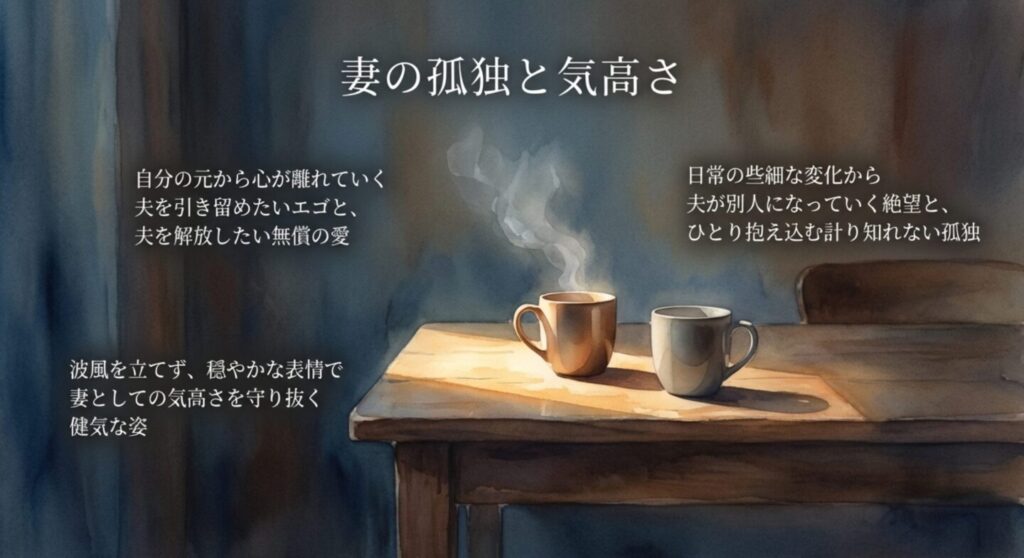 夫が別人になっていく絶望を抱える妻ミキの孤独と気高さ