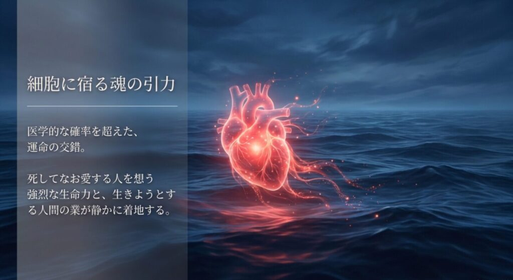 細胞に宿る魂の引力 - 医学的な確率を超えた運命の交錯