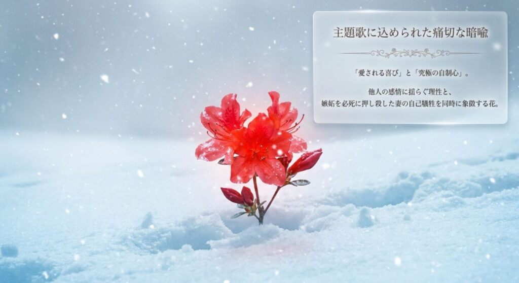 主題歌に込められた痛切な暗喩 - 愛される喜びと究極の自制心