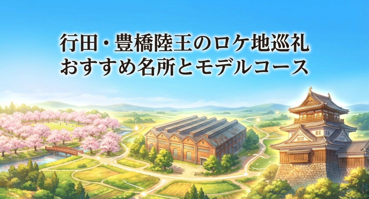 行田・豊橋！陸王のロケ地巡礼おすすめ名所とモデルコース