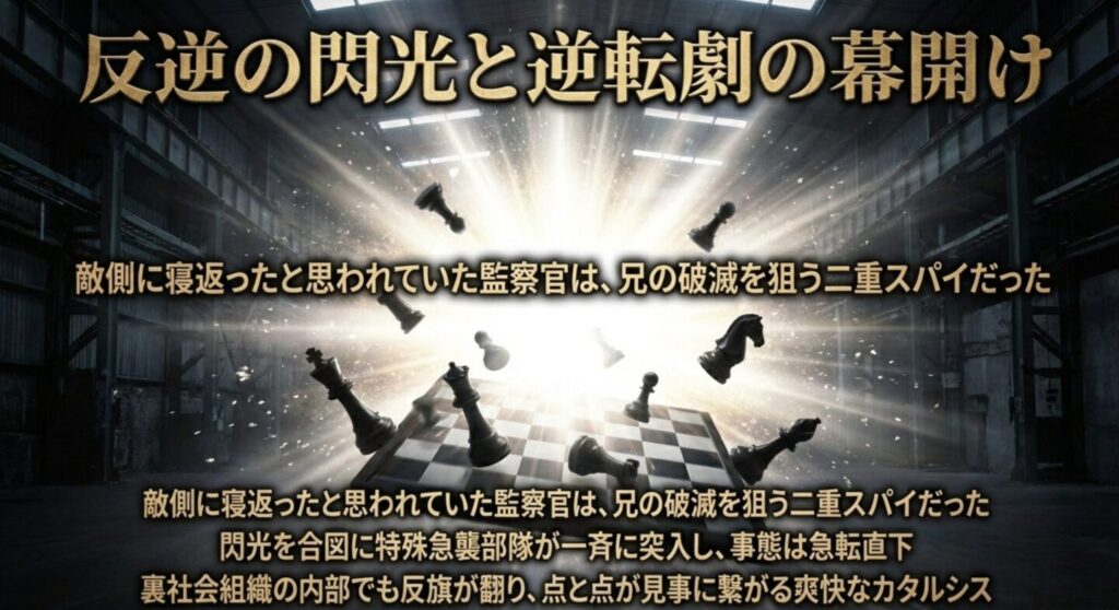 二重スパイによる反逆の閃光と大逆転劇の幕開け