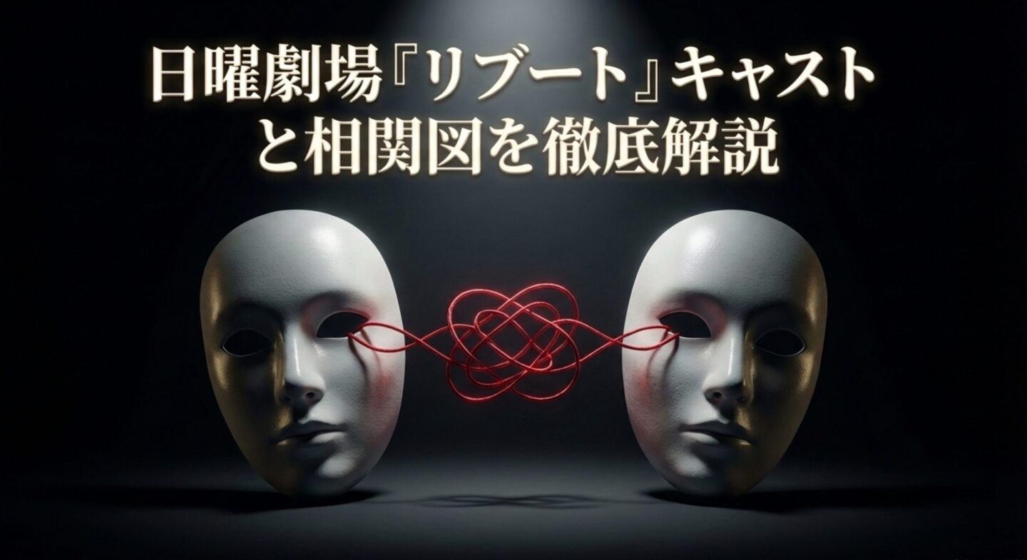 日曜劇場『リブート』キャストと相関図を徹底解説