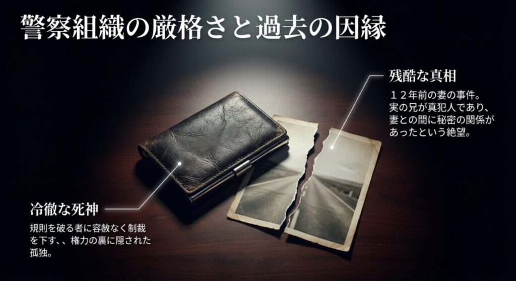 警察組織の厳格さと真北が抱える過去の因縁