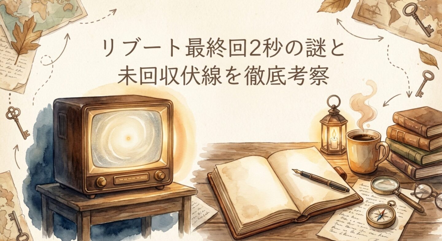 リブート最終回2秒の謎と未回収伏線を徹底考察のスライド