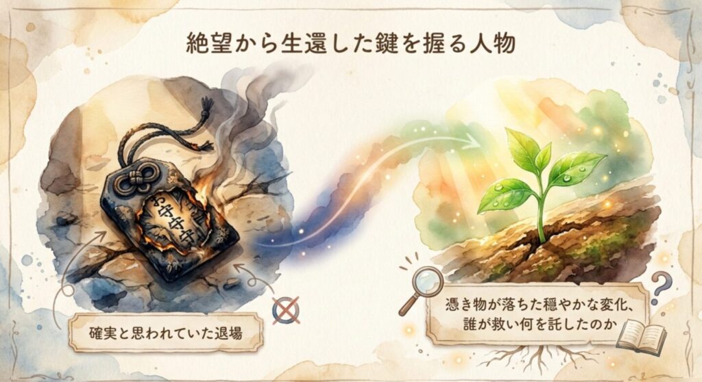 絶望から生還した鍵を握る人物、湊隼人の生存についての考察スライド