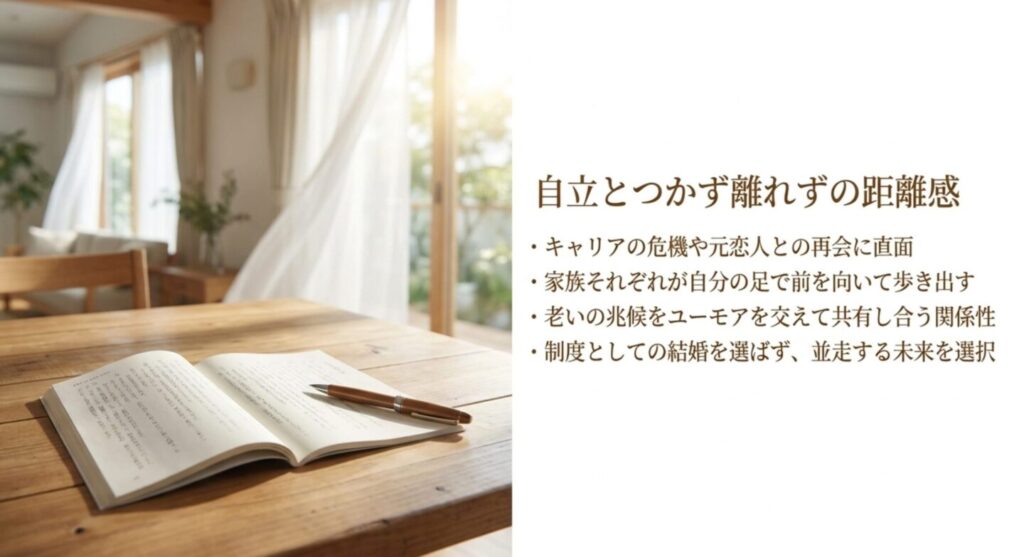 第二期（続）：自立とつかず離れずの距離感