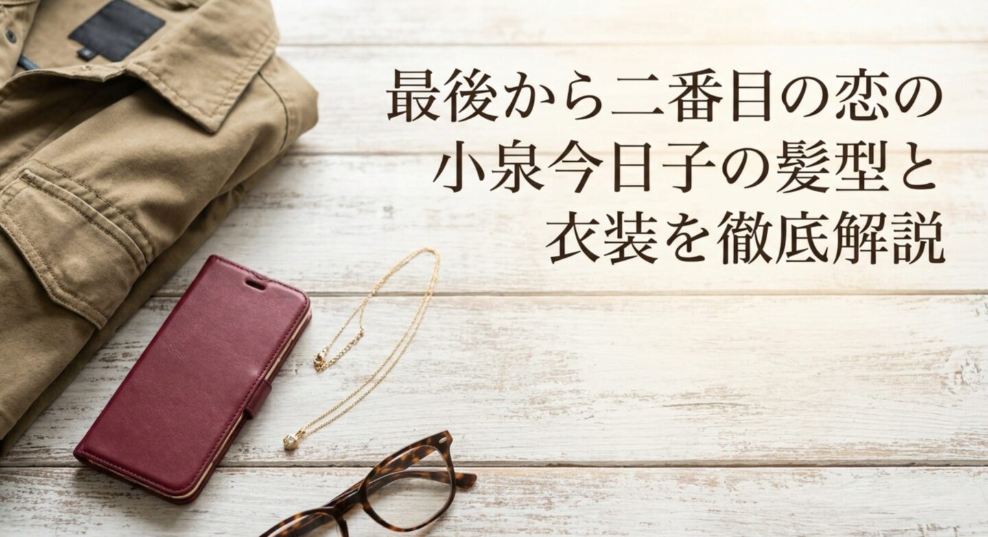 最後から二番目の恋の小泉今日子の髪型と衣装を徹底解説