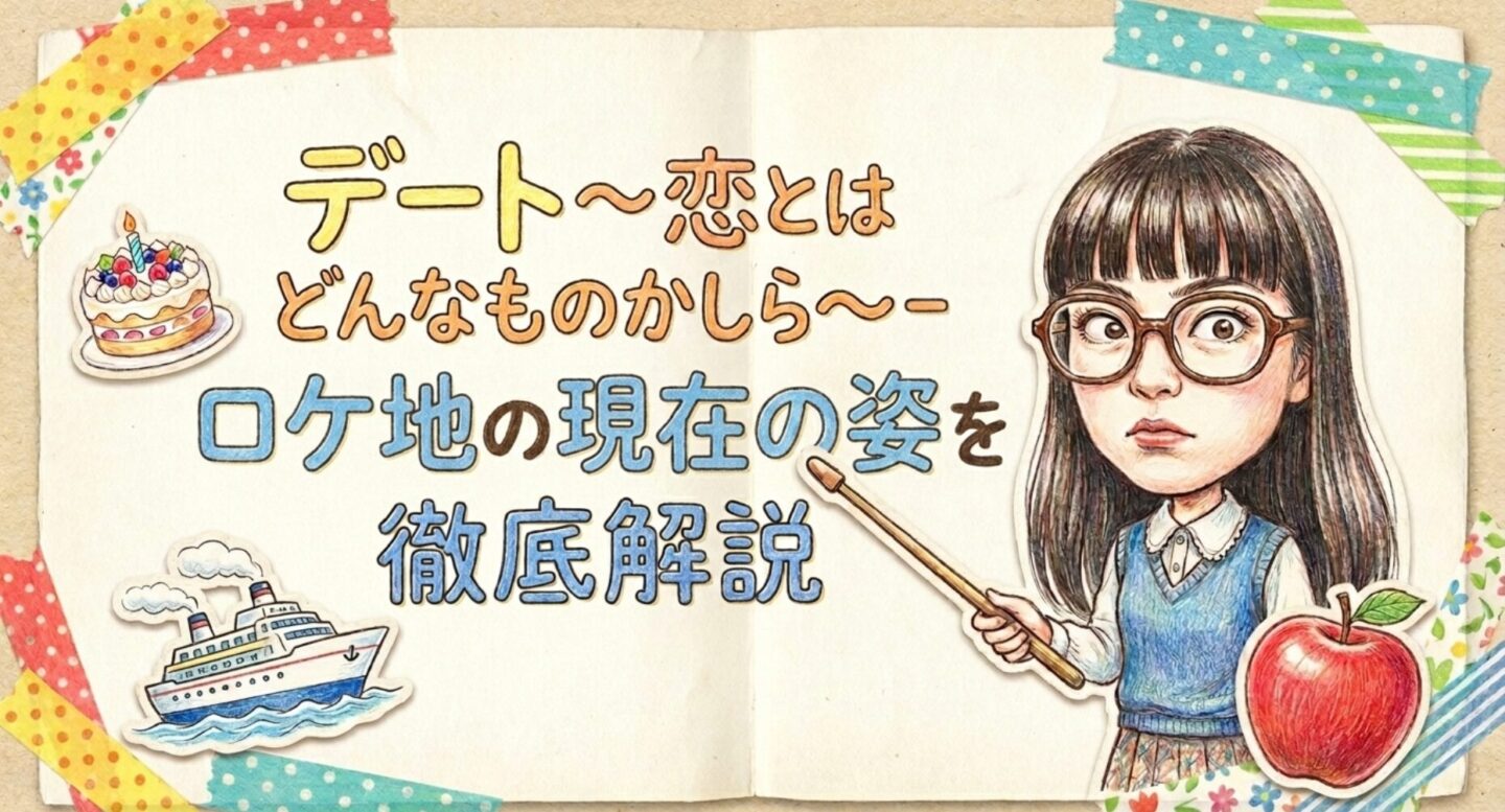 デート～恋とはどんなものかしら～ ロケ地の現在の姿を徹底解説