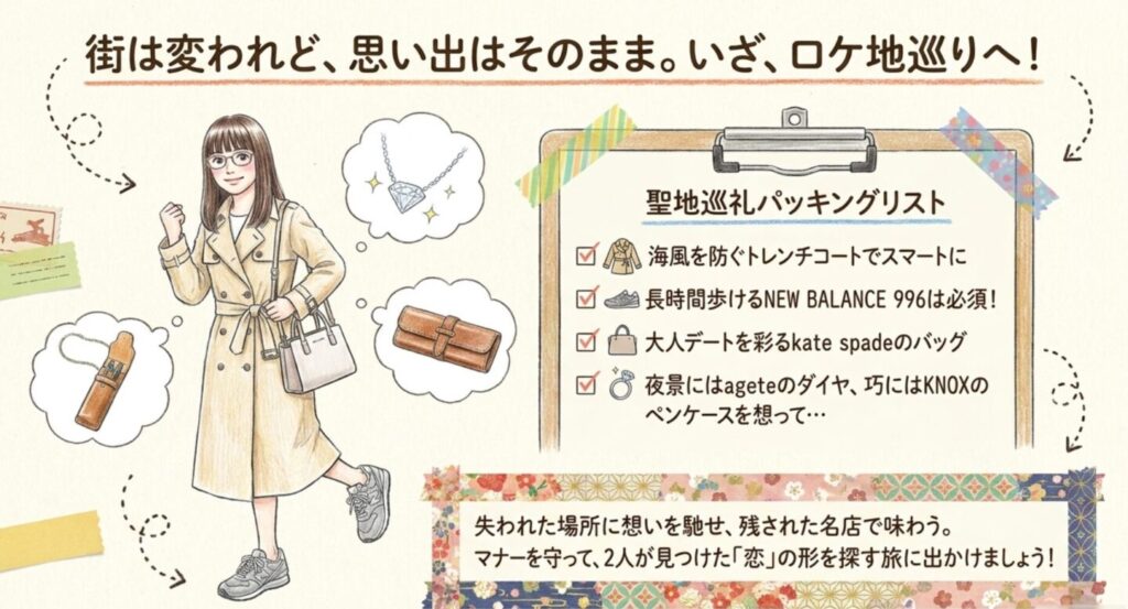 ロケ地巡りを楽しむための聖地巡礼パッキングリストとまとめ