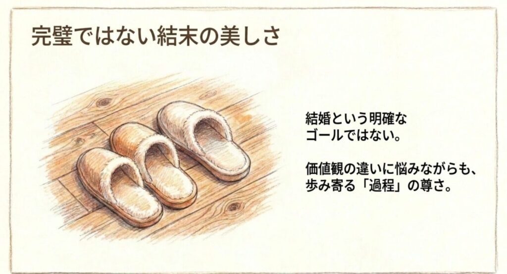 結婚というゴールではない完璧ではない結末の美しさ