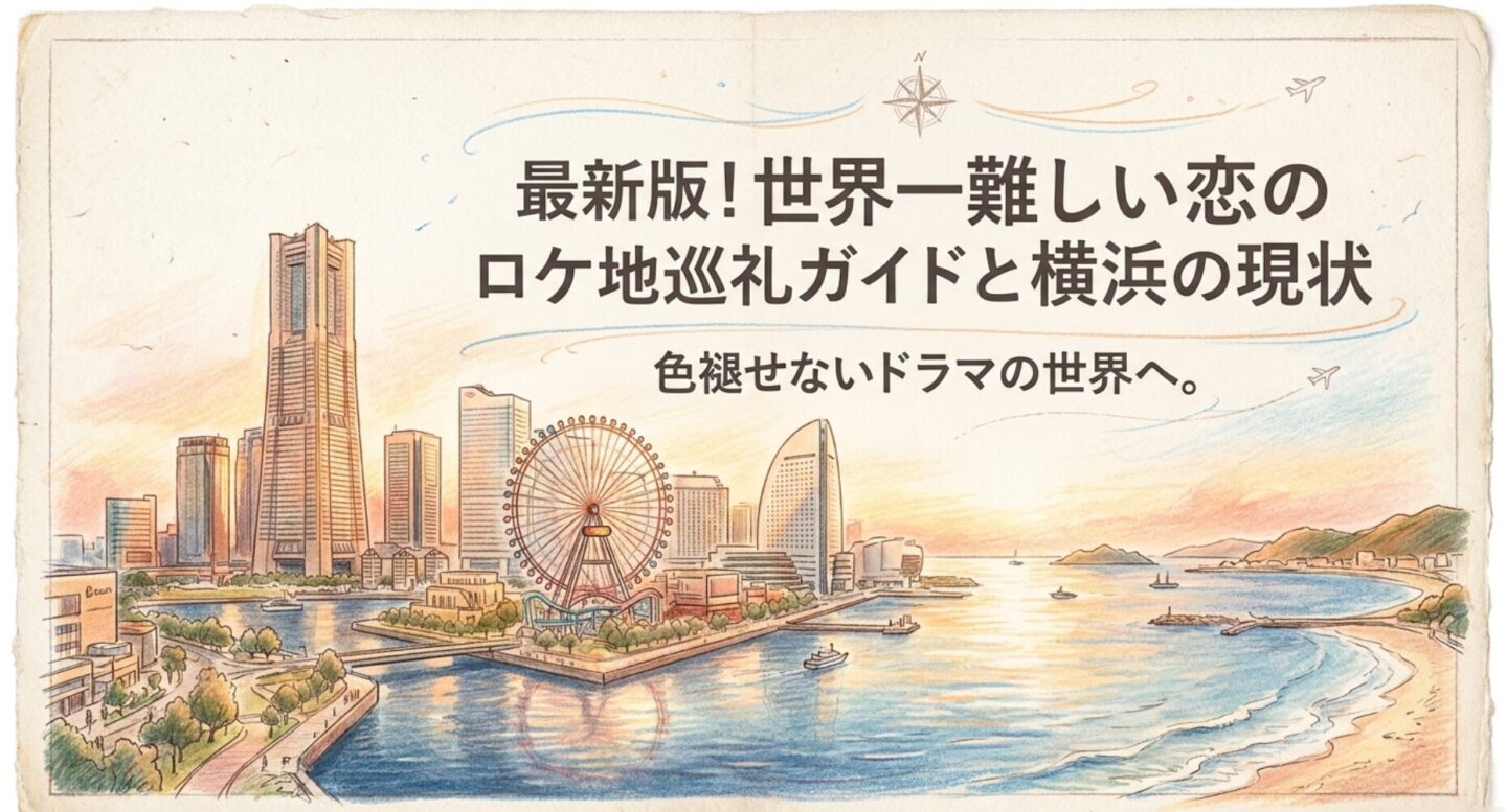 最新版！世界一難しい恋のロケ地巡礼ガイドと横浜の現状