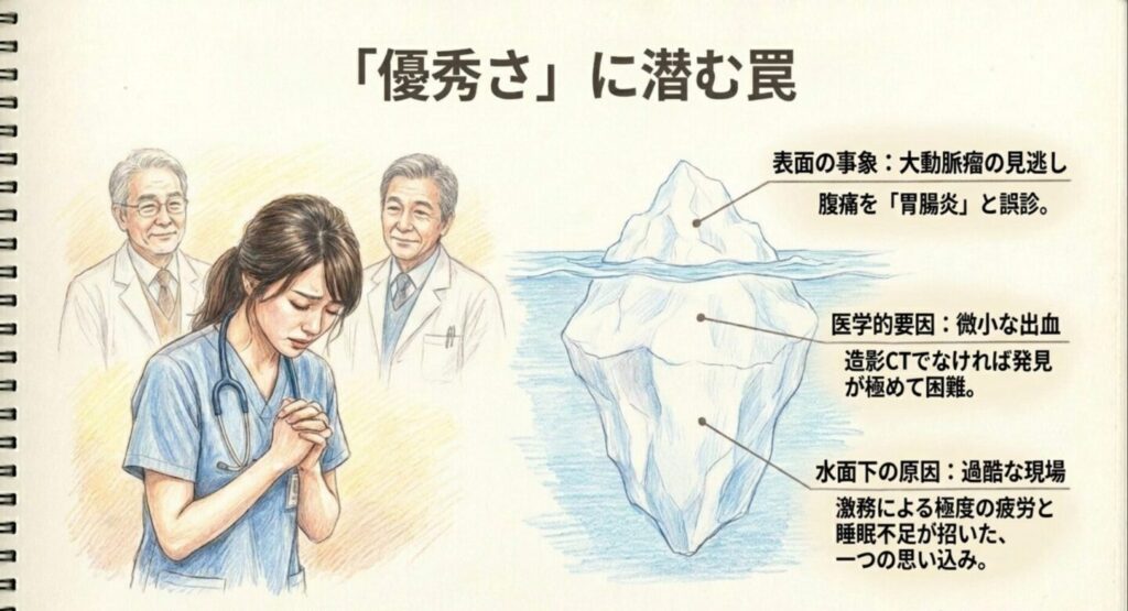優秀な白石恵に潜む罠・大動脈瘤見逃しと過酷な現場の現実