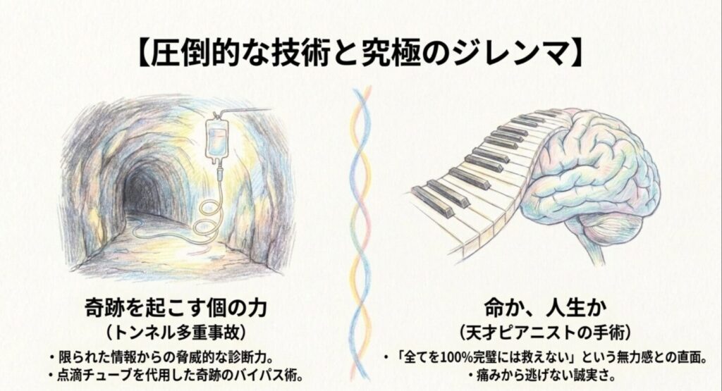圧倒的な技術と究極のジレンマエピソード
