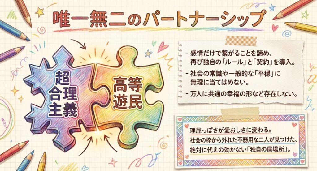 超合理主義と高等遊民がぴったりはまるパズルのピース