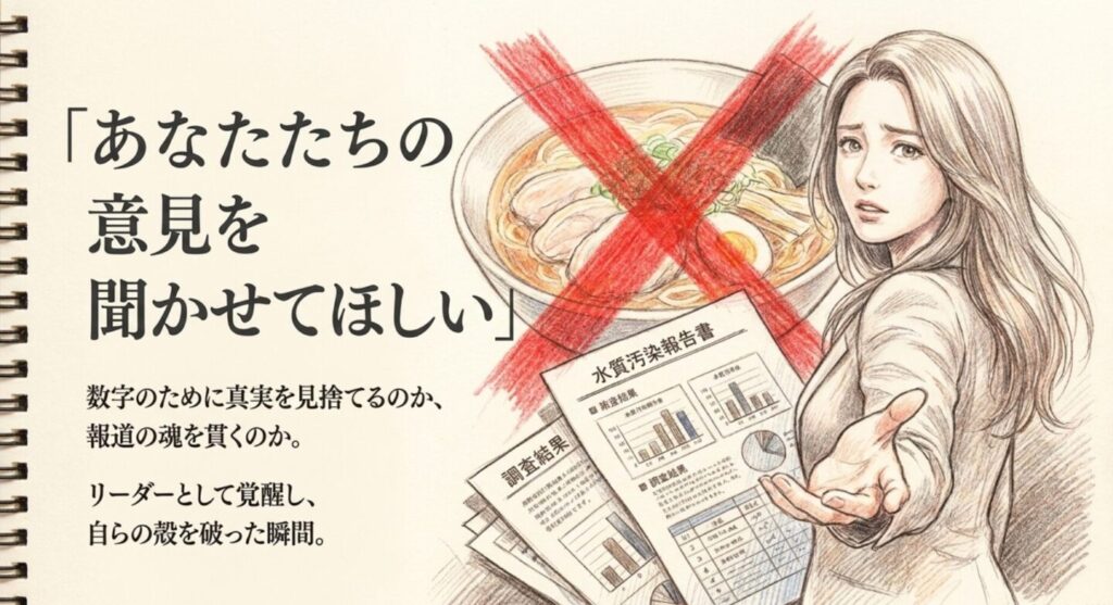 視聴率至上主義から脱却しジャーナリズムの意義に立ち返る鷹宮真