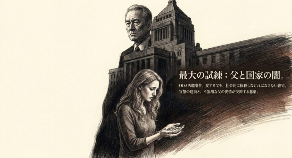 ODA汚職事件に関与する鷹宮真の父との対峙と最大の試練