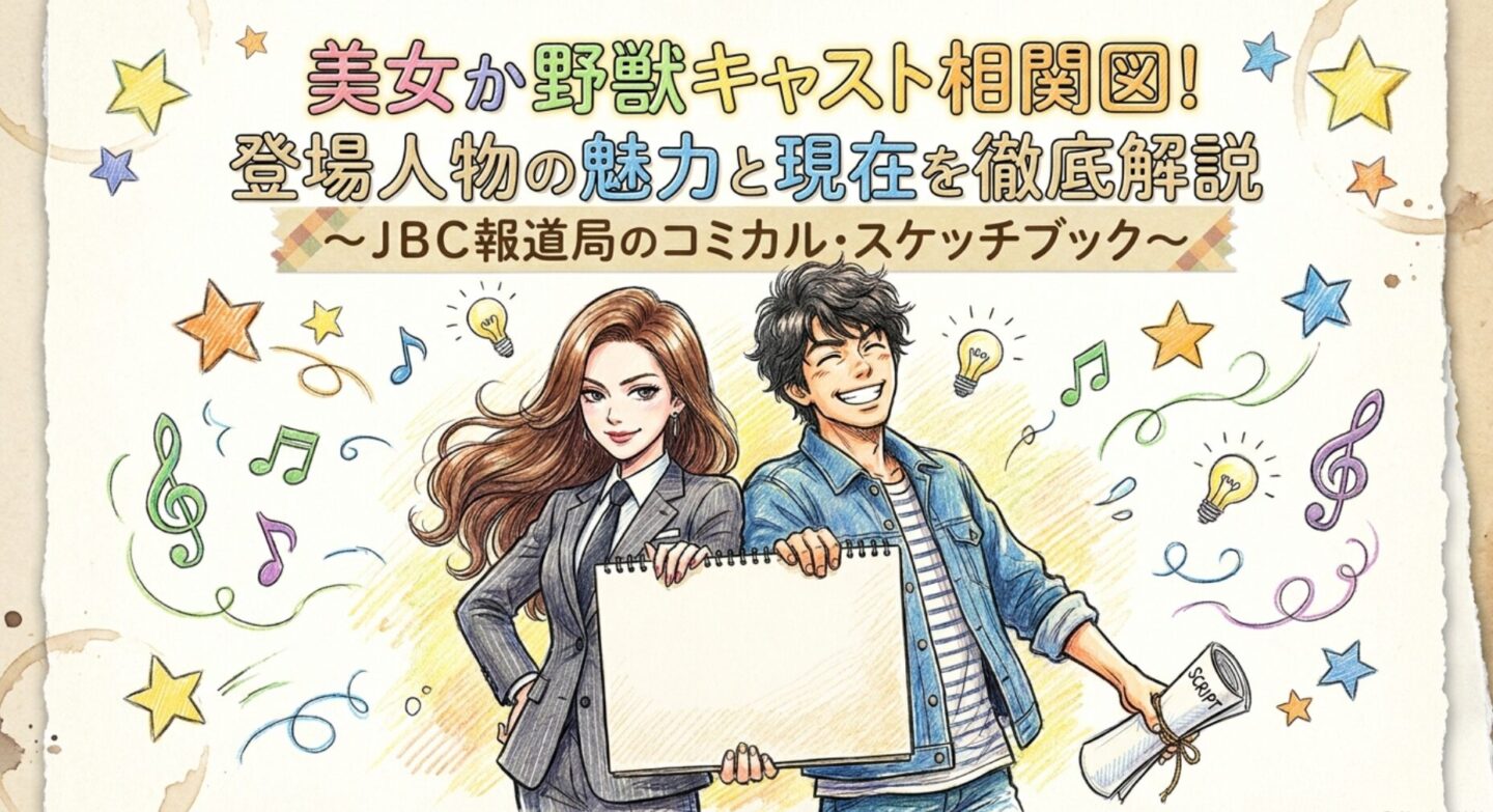 美女か野獣キャスト相関図！登場人物の魅力と現在を徹底解説