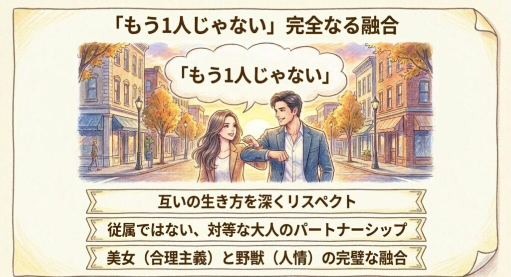 互いの生き方を深くリスペクトし合う対等な大人のパートナーシップ