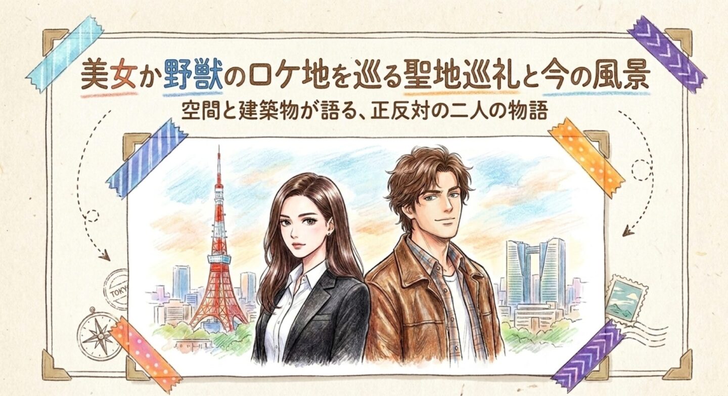 名作ドラマの舞台！美女か野獣のロケ地と現在の姿を徹底解説