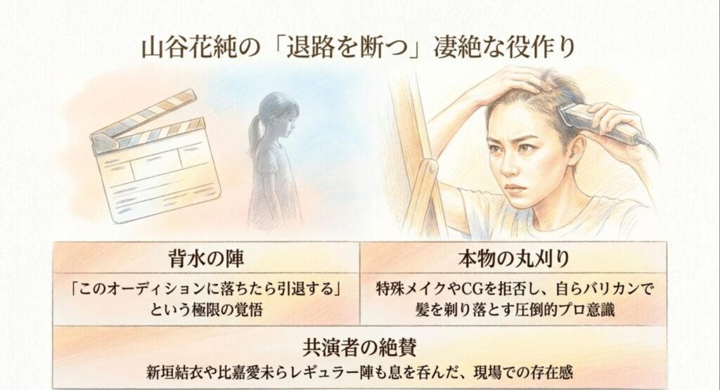 山谷花純の「退路を断つ」凄絶な役作り