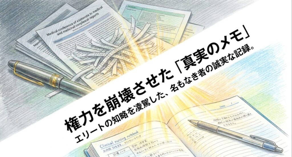 権力を崩壊させた真実のメモ エリートの知略を凌駕した名もなき者の誠実な記録