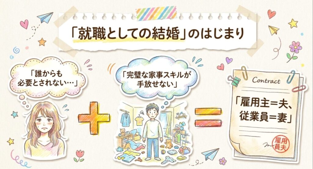 みくりと平匡の就職としての結婚の始まり