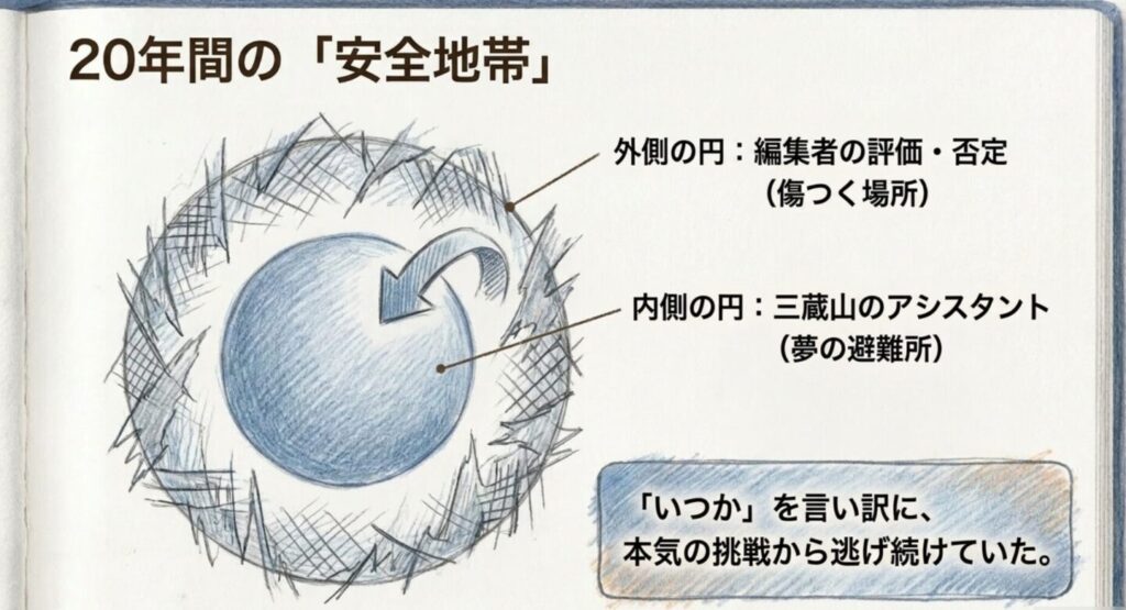 三蔵山のアシスタントという安全地帯で本気の挑戦から逃げた沼田渡の心理図