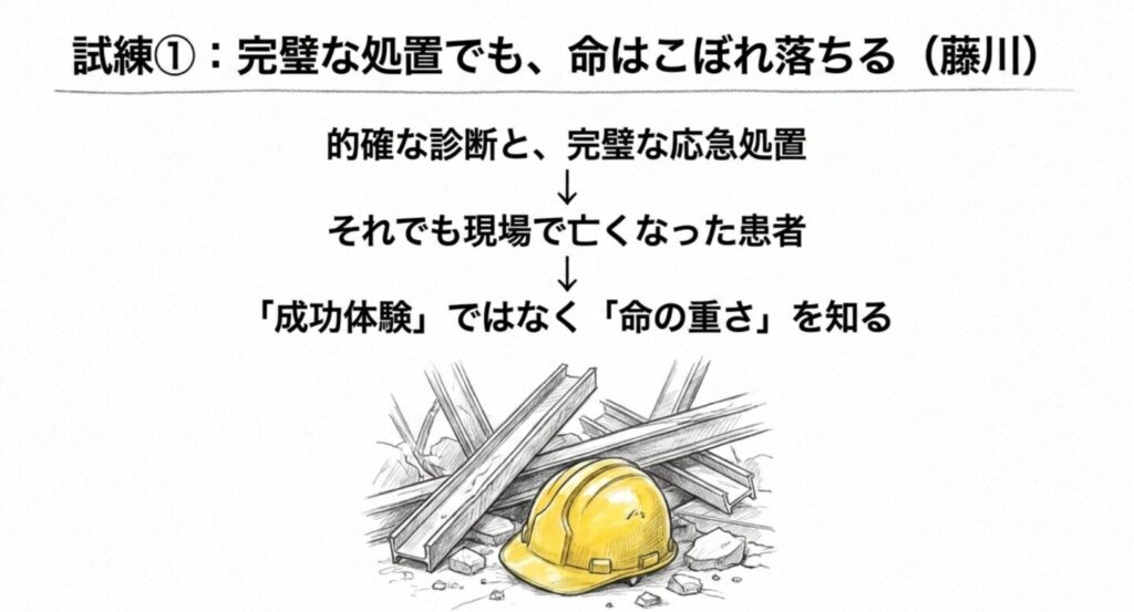 完璧な処置でも命はこぼれ落ちる