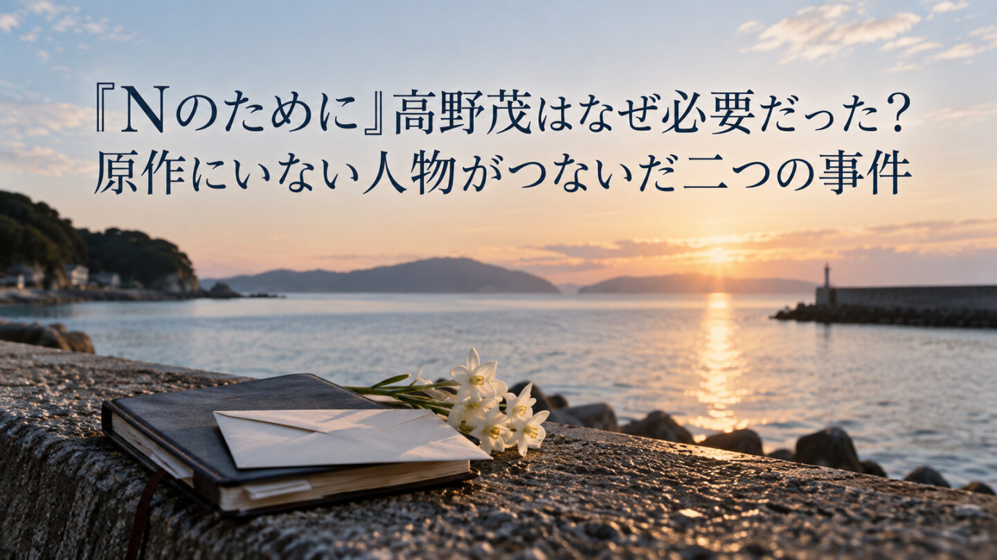 『Nのために』高野茂はなぜ必要だった？原作にいない人物がつないだ二つの事件