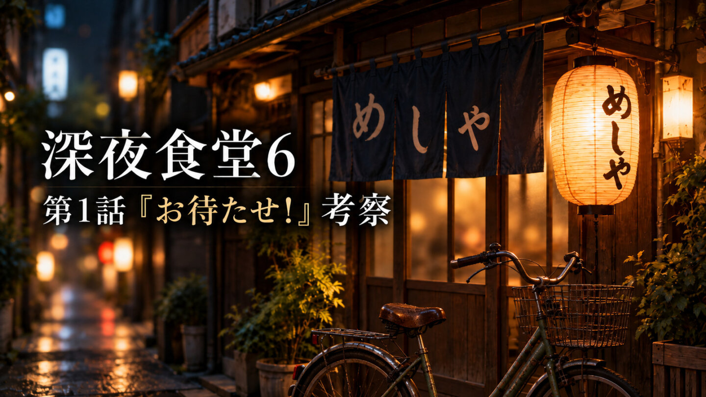 『深夜食堂6』第1話「お待たせ！」考察｜休業と再開、料理と100円値上げに残るもの